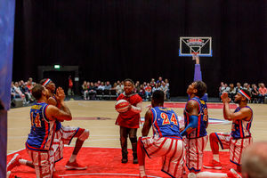 The Harlem Globetrotters in Birmingham. Credit: Chris Bowley