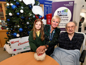 Supporting image for story: Countdown to Christmas begins as hospital switches on its festive lights