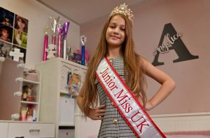 The winner of Junior Miss UK is Angelica Pozorska from Bloxwich aged 9. She will going abroad to Indonesia next year to compete in the  international section of the competition.