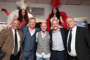 Steve Kindon, Gazza, Bully and Scott Murray from Bar Sport. Picture: Bar Sport