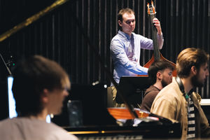 Alex Miranda Zezula (He/Him) Music Supervisor / Musical Director
Jonathan Parapadakis (He/Him) Reed 1 ~ Flute, Oboe, Clarinet, Alto Sax
Casper Shaw (He/Him) Reed 2 ~ Clarinet, Bassoon, Tenor Sax, Bari Sax
Jamie Paxton (He/Him) Bass