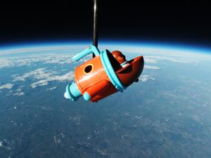 Supporting image for story: Hey Duggee rocket toy makes cosmic journey to beyond Earth’s atmosphere