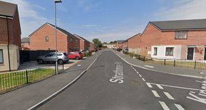 Engineers from South Staffs Water were working to repair the burst pipe on Strathmore Road in Tipton. Photo: Google Street Map