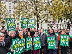 David with Ed Davey and other Lib Dem MPs at the Rally 