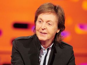 Supporting image for story: Sir Paul McCartney reunited with lost bass guitar after more than 50 years