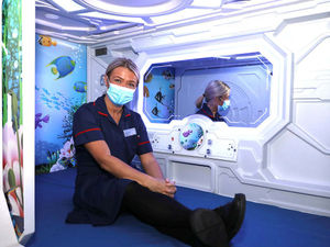 Supporting image for story: New sensory pod installed at New Cross to help ease patient's anxiety