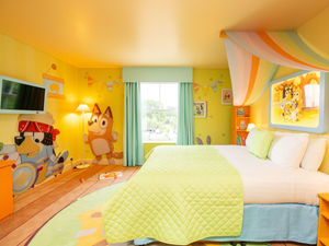 Supporting image for story: Inside new themed rooms at Alton Towers – which Bluey fans will love