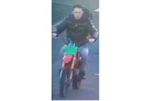 Police are appealing for help to track down an individual who was seen riding an off-road bike in Telford. Picture: West Mercia Police
