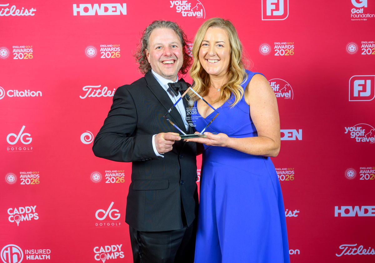 Husband-and-wife golf coaches honoured with national award for transforming lives in Shropshire