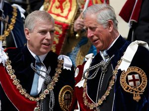 The Duke of York (left) and the the King, then the Prince of Wales attend the annual Order of the Garter Service at St George’s Chapel, Windsor Castle in 2015