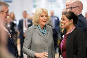 The Duchess of Cornwall made a stop off in the town on Wednesday