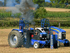 Supporting image for story: Tractors haul in cash for Shropshire hospices