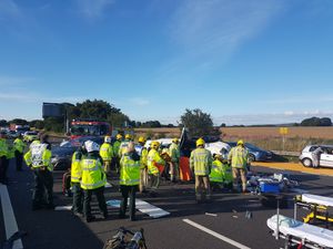 Supporting image for story: M6 Southbound closed after crash