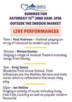 summer fun in market drayton