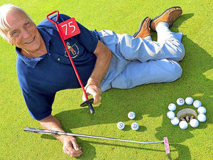 Supporting image for story: 75-hole marathon marks Shropshire golfer's birthday