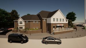 An artist's impression of the proposed new shop and flats at the former Merrivale pub in Oldbury Road. Pic: Pinnacle Architecture. Permission for reuse for all LDRS partners.