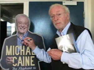 Supporting image for story: Cut-out Michael Caine is raising cash