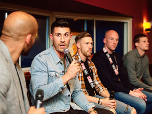 Supporting image for story: Promotion heroes meet fans in Wolves charity night