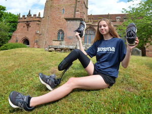 Supporting image for story: Brave Shropshire girl, 12, ready to take on next charity challenge