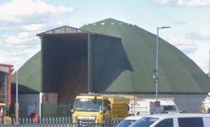 Telford & Wrekin Council's distinctive dome shaped salt barn in Donnington. Picture: Google Maps