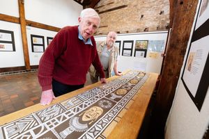 John Brown and Michael Dinneen (Chairman of Shrewsbury Civic Society)