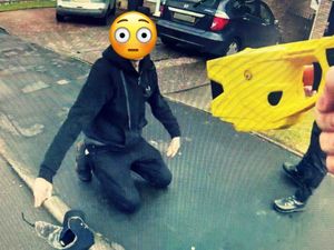 Supporting image for story: Man detained at taser point and arrested after reports of knife threat to police officers