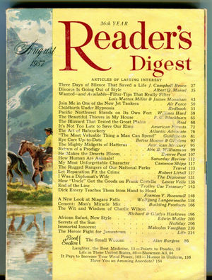 Readers Digest, August 1957