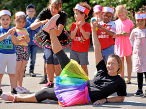 Supporting image for story: School goes extra mile with fundraising sports week
