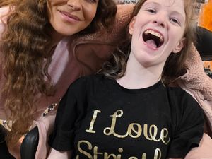 Supporting image for story: Star from Strictly dances with children at Acorns