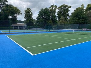 Supporting image for story: Anyone for tennis? South Shropshire court reopens after £55k resurfacing project