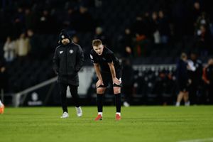 Sam Clucas after defeat at MK Dons