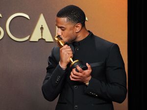 Supporting image for story: Michael B Jordan pays tribute to other black winners in emotional Oscars speech