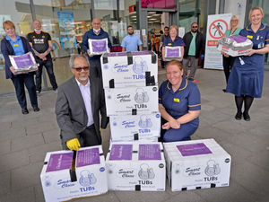 Supporting image for story: Walsall Hospital takes delivery of tasty treats