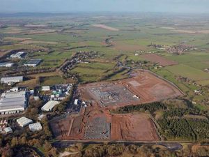 Supporting image for story: PICTURED: Giant MoD Donnington buildings take shape