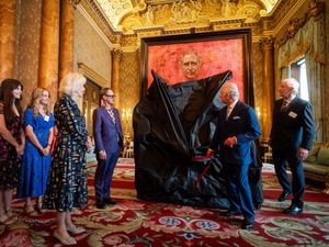 King Charles III unveils Jonathan Yeo portrait