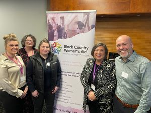 From left to right: Katie Newall, BCWA; Anna Fowler, BCWA; Marie Gauntlett, Hubtel IT; Sara Ward, BCWA; Neil Bayliss, Hubtel IT.
