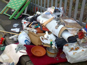 Supporting image for story: Fury as needles among dumped waste near tip