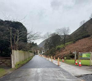The Carding Mill Valley road was resurfaced earlier this month. Picture: Shropshire Council