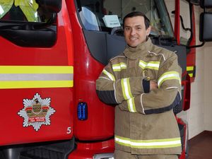 Supporting image for story: How former Walsall forward went from football to firefighting