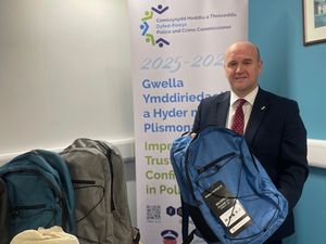 Supporting image for story: Emergency bags to support victims of domestic abuse delivered across Dyfed Powys Police area
