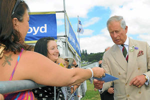 Supporting image for story: Prince Charles in high spirits at Royal Welsh Show