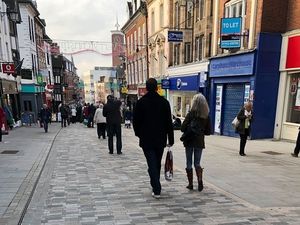 Supporting image for story: Shrewsbury Pride Hill work on track at last