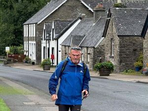 Supporting image for story: Retired banker running 200 marathons in 200 days reaches Wales