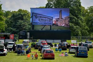 Chitty Citty Bang Bang at the Drive In Movie, at Himley Hall