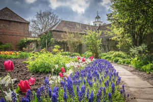 The beautiful gardens at the National Trust's Gunby Hall