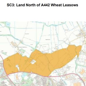 Land north of Wheat Leasows from Telford & Wrekin Council local plan documents