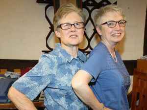 Supporting image for story: Ludlow fashion show heats up church funds