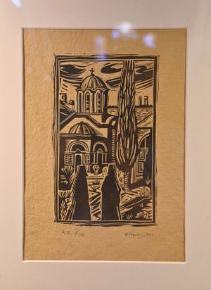 An exhibition of Icob art curated by Shropshire artist Aiden Hart is on display in Shrewsbury