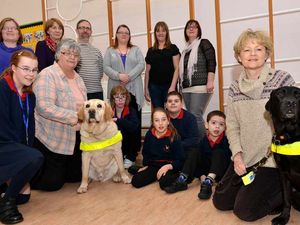 Supporting image for story: £1,600 raised in guide dog walkathon