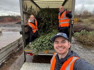 Supporting image for story: What a tree-mendous effort! Over £100,000 raised through St Giles Hospice’s Christmas TreeCycle